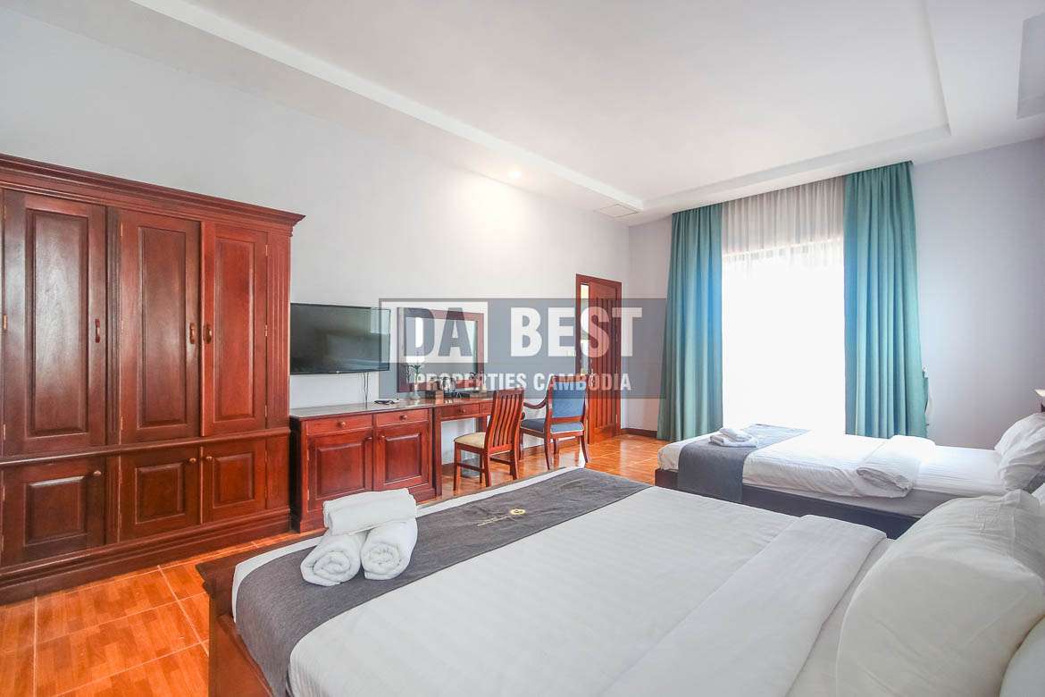 Boutique-Hotel-11-room-For-Rent-In-Siem-Reap-Sala-Kamreuk-bedroom-5
