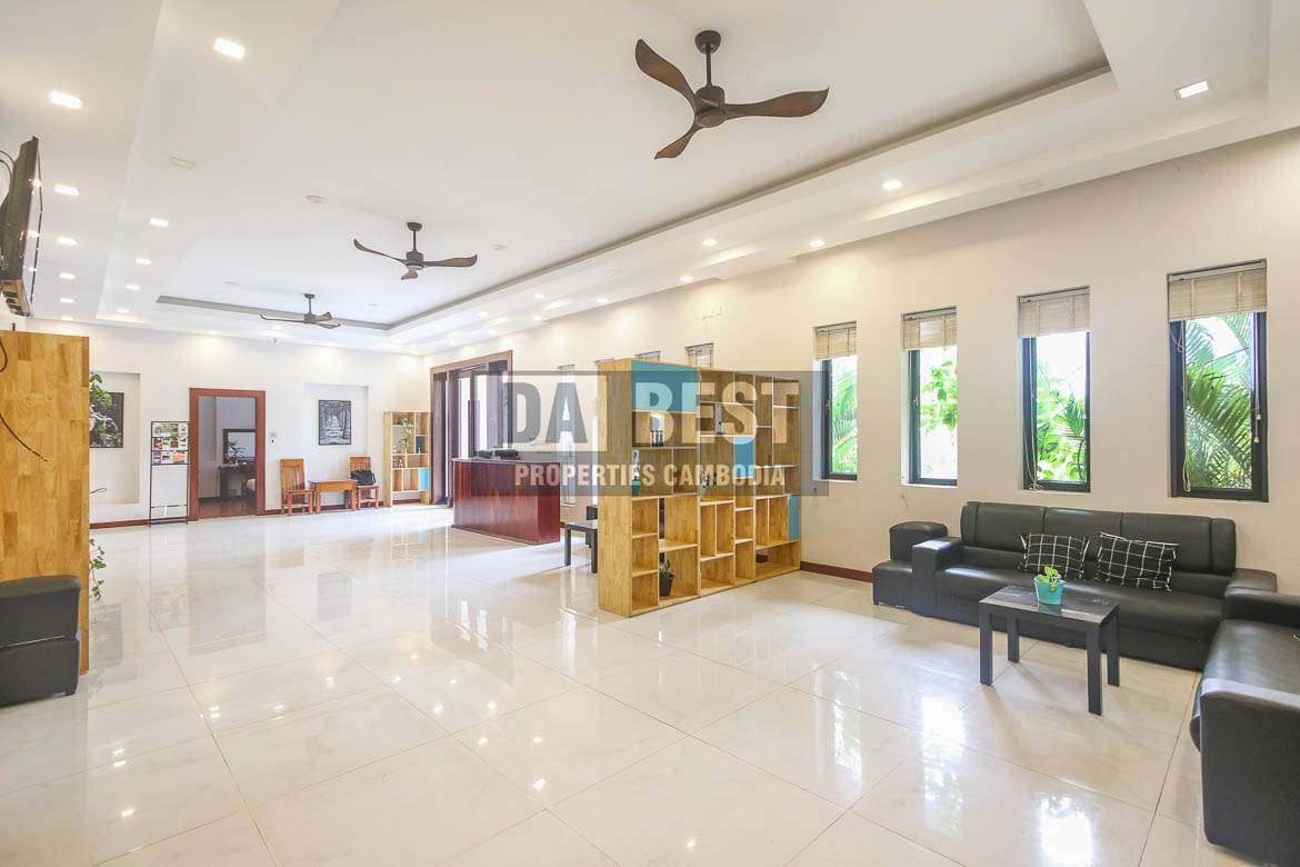 Boutique-Hotel-11-room-For-Rent-In-Siem-Reap-Sala-Kamreuk-common-area-2