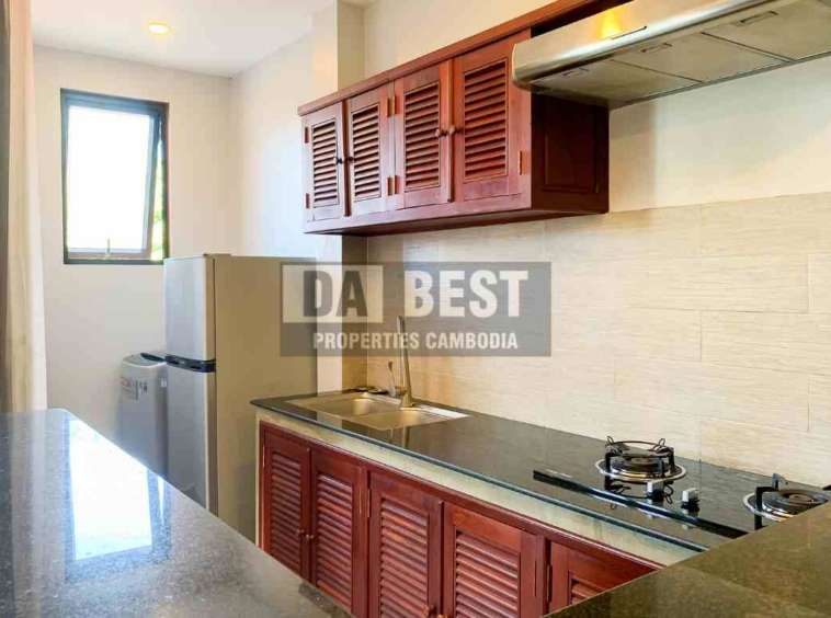 Central 1 Bedroom Apartment For Rent In Siem Reap – Night Market Area - Kitchen - 1