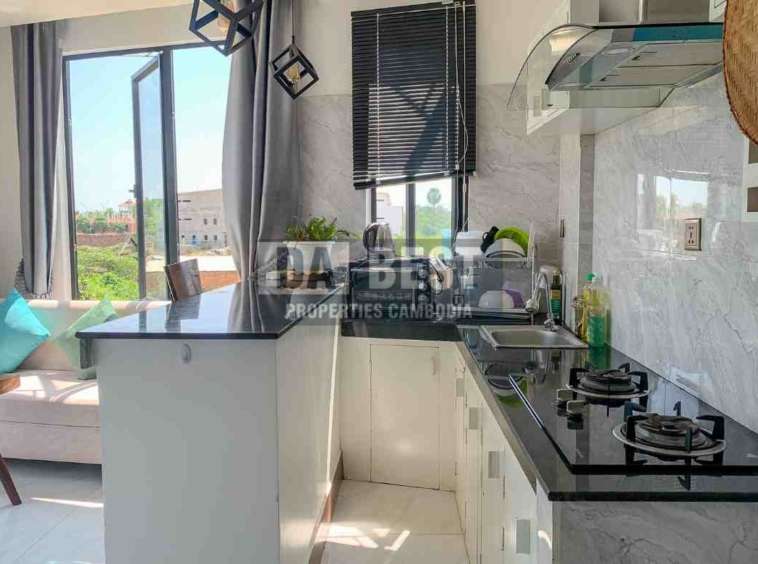 Modern 1 Bedroom Apartment For Rent in Siem Reap - Sala kamreuk - Kitchen - 1