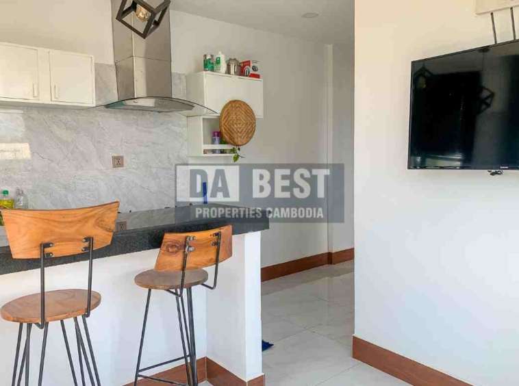Modern 1 Bedroom Apartment For Rent in Siem Reap - Sala kamreuk - Kitchen