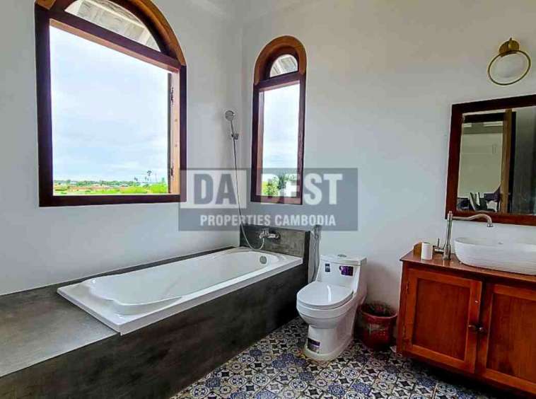 Villa For Private Stay Home Stay Or Office For rent - Svay Dangkum - Bathroom - 1