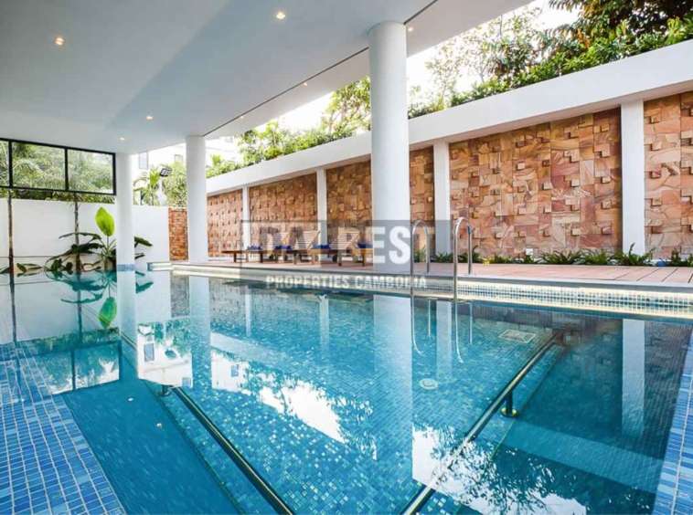 Luxury 1 Bedroom Apartment With Pool For Rent In Siem Reap (4)
