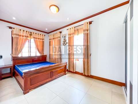 Private Villa 4 Bedrooms For Rent In Siem Reap - Bedroom