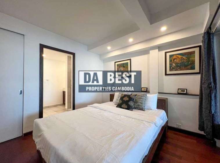 Beautiful 3 Bedrooms Apartment for rent in Phnom Penh - Riverside- bedroom