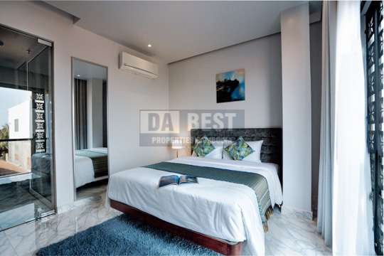 Central 1 Bedroom Serviced Apartment With Swimming Pool In Siem Reap - Bedroom-2