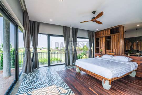Private Villa For Rent With Swimming Pool In Siem Reap – Master Bedroom-2