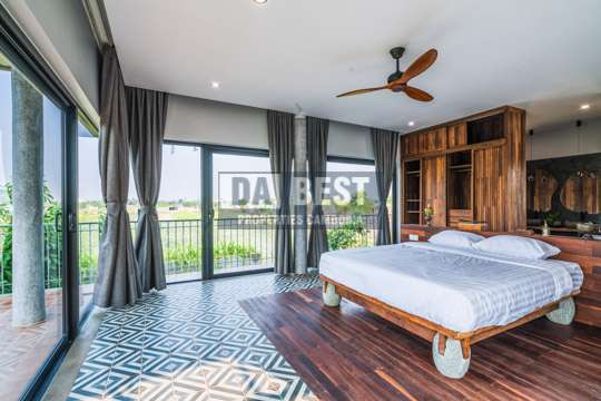 Private Villa For Sale With Swimming Pool In Siem Reap – Master Bedroom