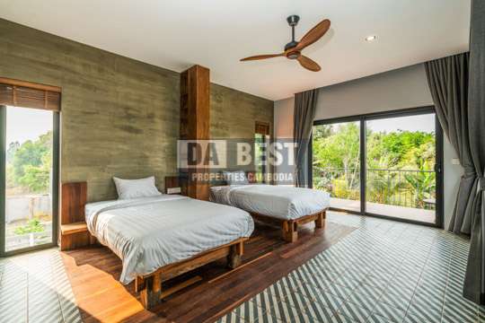 Private Villa For Sale With Swimming Pool In Siem Reap – Twin Beds