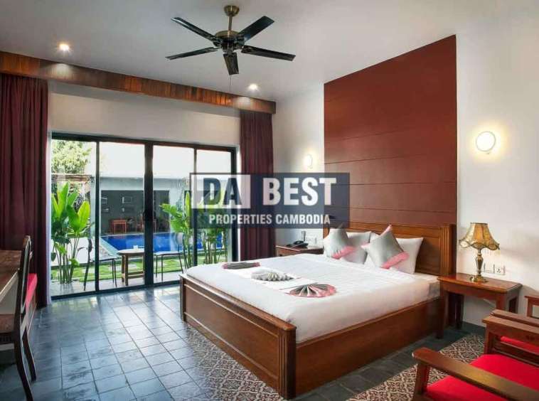 21 Room Hotel For Rent In Krong Siem Reap – Svay Dangkum