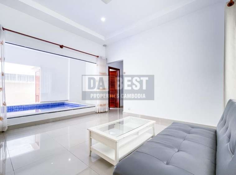 Modern Villa 3 Bedroom with Swimming Pool For Rent In Siem Reap – Livingroom