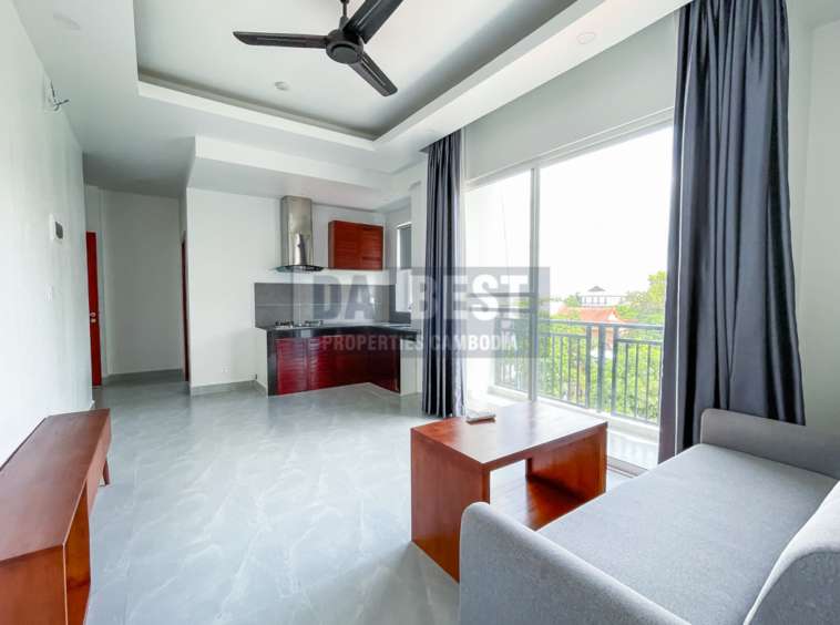 Brand New 1 Bedroom Apartment For Rent In Siem Reap – Livingroom