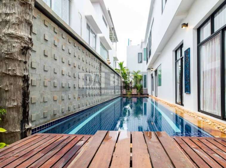 6 Bedrooms Apartment Whole Building For Rent With Pool In Siem Reap-Svay Dang Kum-3