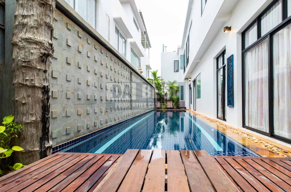 6 Bedrooms Apartment Whole Building For Rent With Pool In Siem Reap-Svay Dang Kum-3